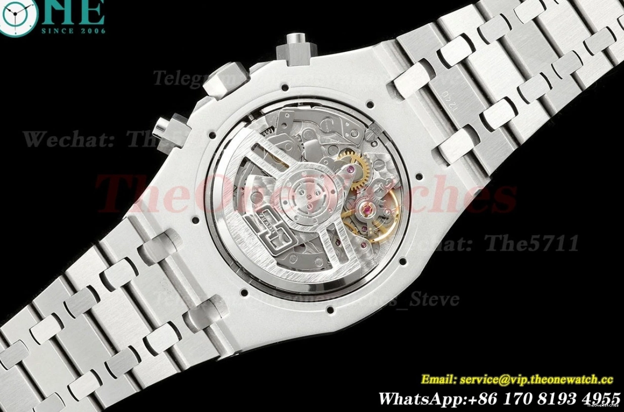 Blue SS BF A7750 Chrono SS Royal 26240ST 41mm Oak Stk 0118